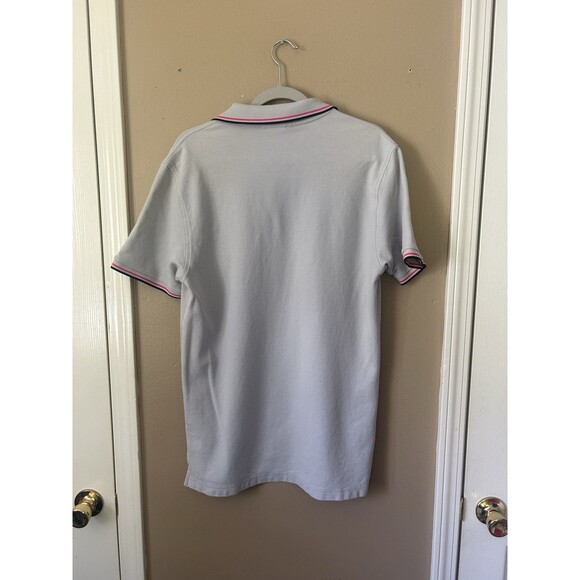 Psycho Bunny Polo Shirt Size 7 XL Gray Pima Cotton Peru Embroidered Logo Preppy - Picture 8 of 10